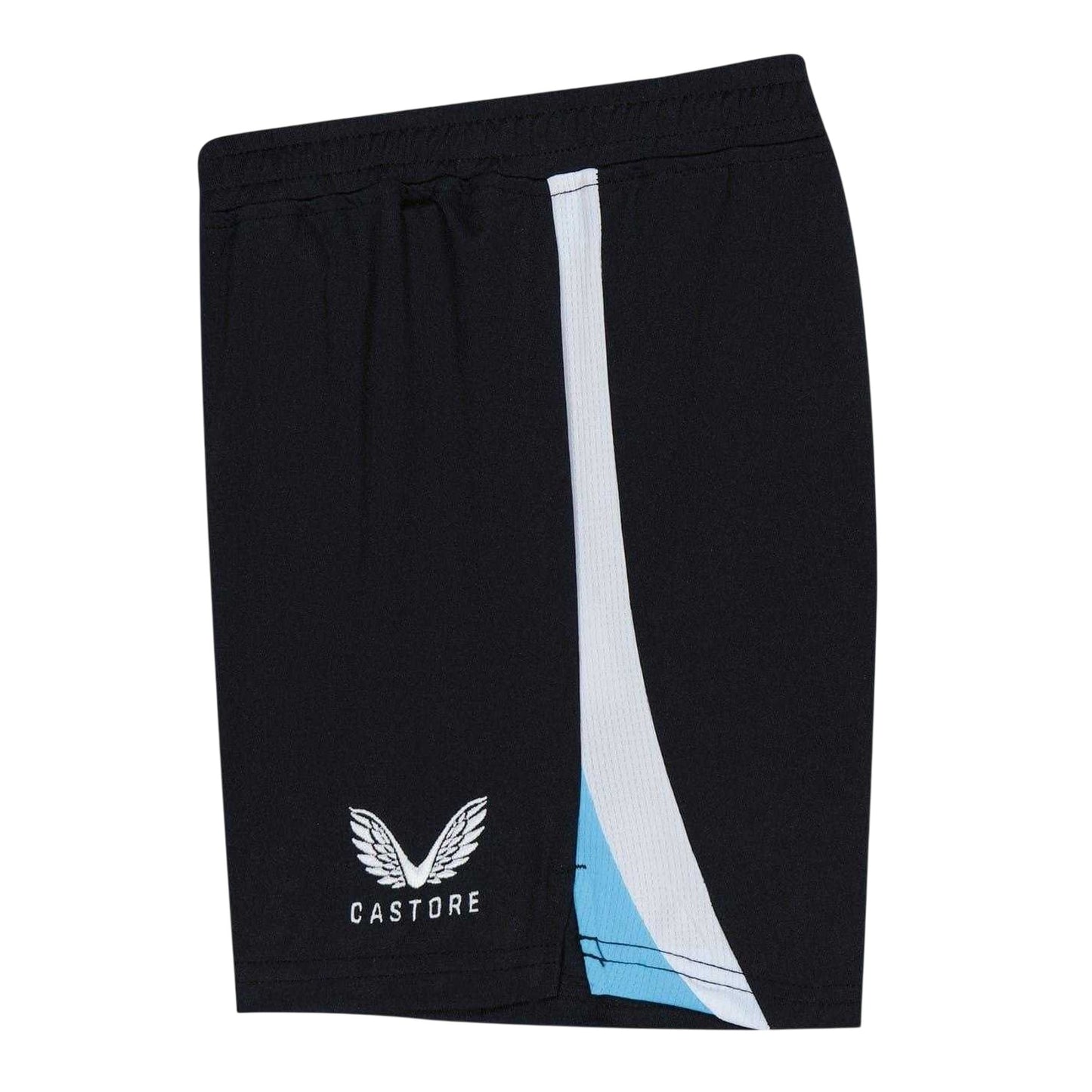 Black-White - Side - Castore Childrens-Kids Newcastle United FC Sport Shorts