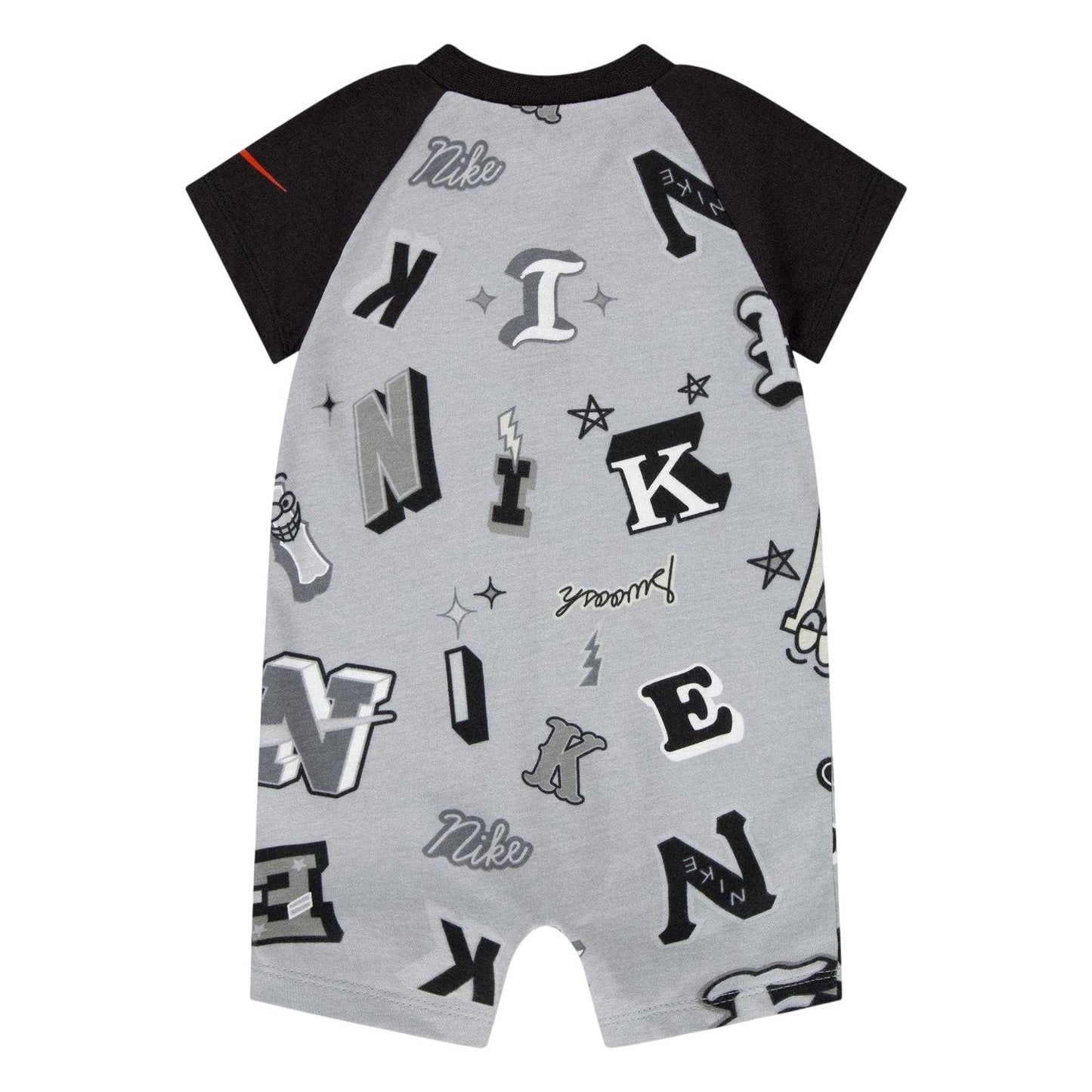 Smoke Grey - Back - Nike Baby Boys Next Gen Romper