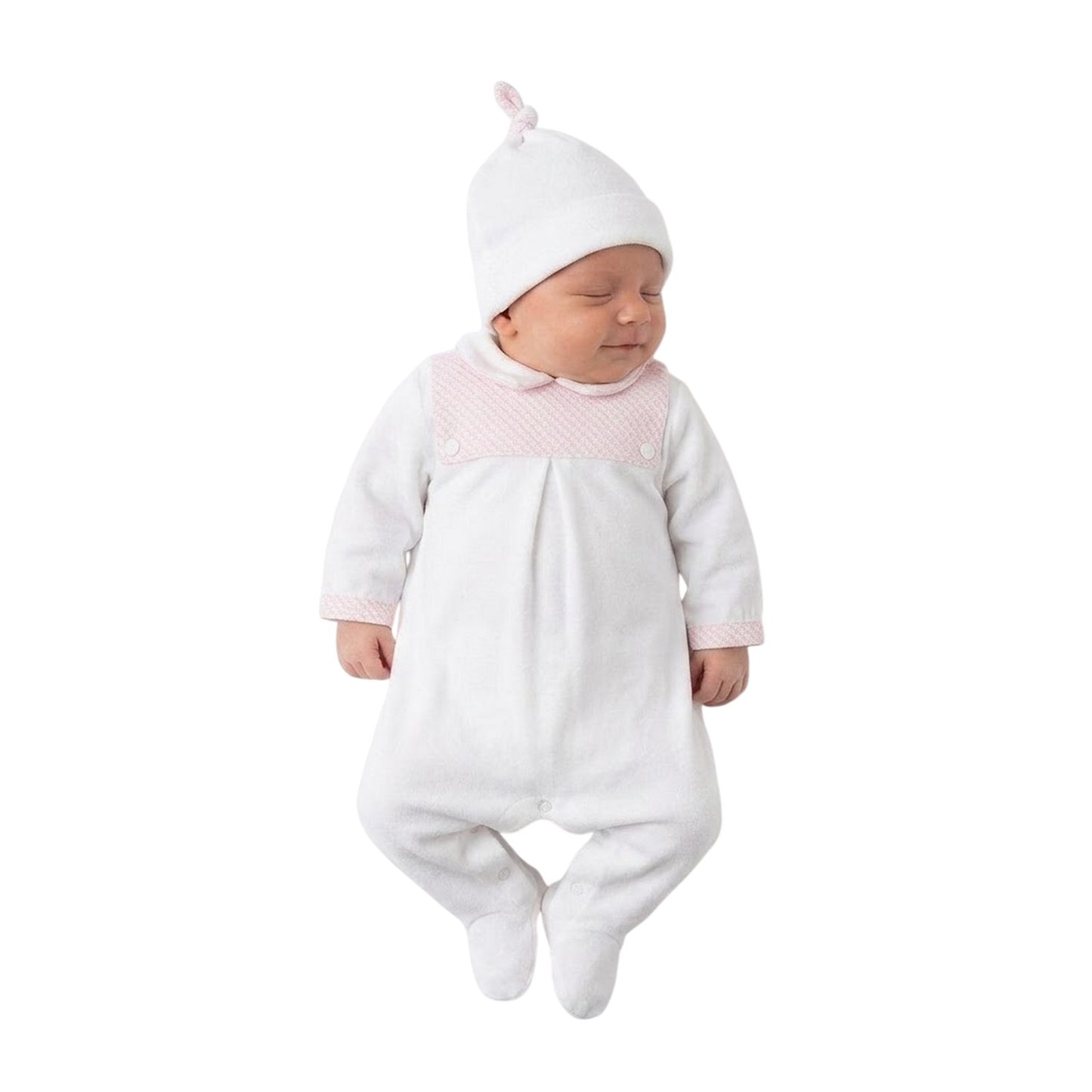 Pink - Back - Emporio Armani EA7 Baby Pyjama Set