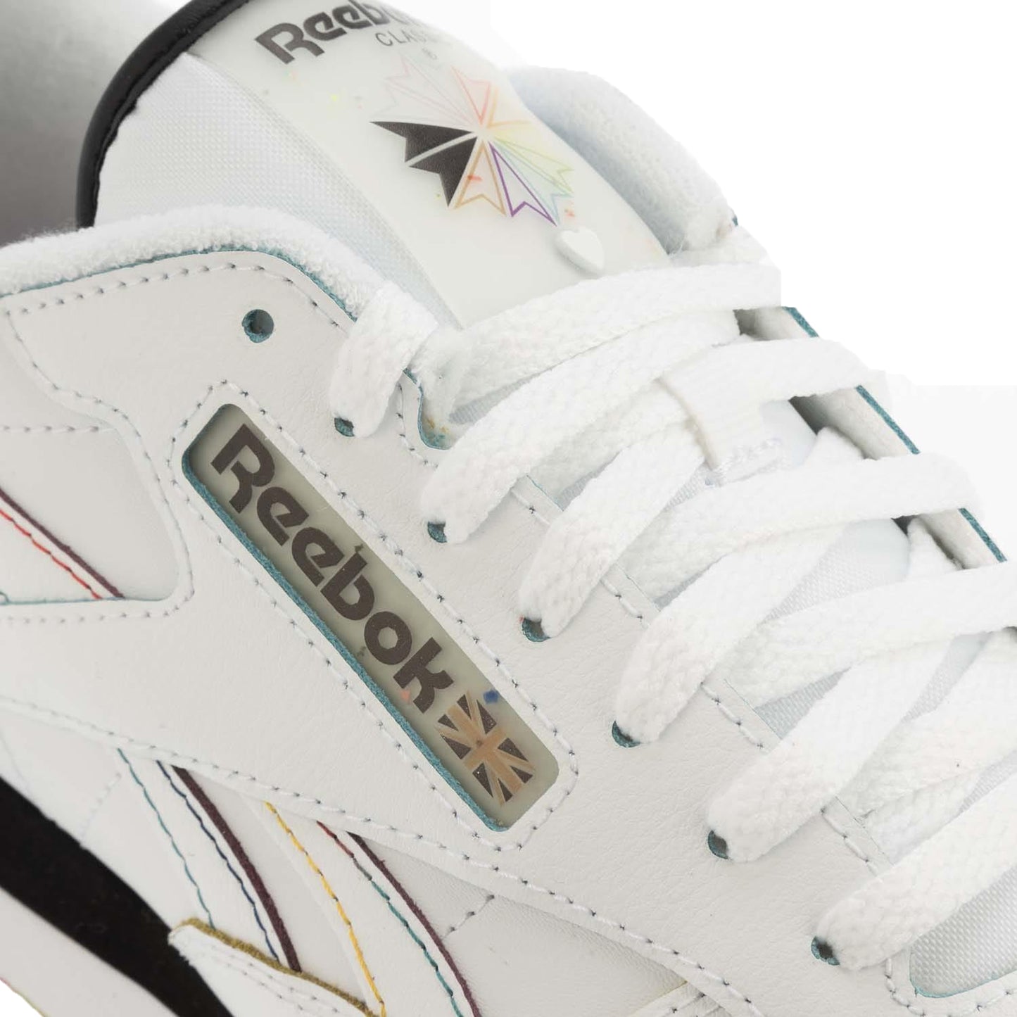 White-Black - Lifestyle - Reebok Unisex Adult Classic Leather Trainers