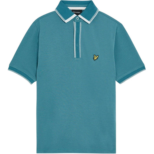 Storm Blue - Front - Lyle & Scott Childrens-Kids Regular Polo Shirt