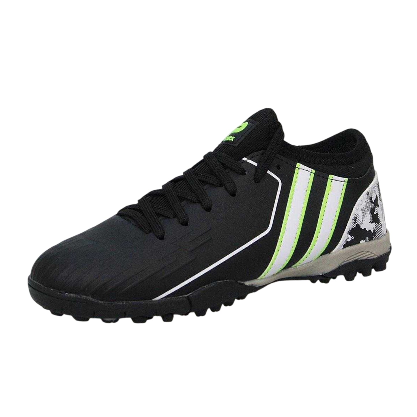 Black - Side - Patrick Childrens-Kids T Boot Artificial Ground Football Boots