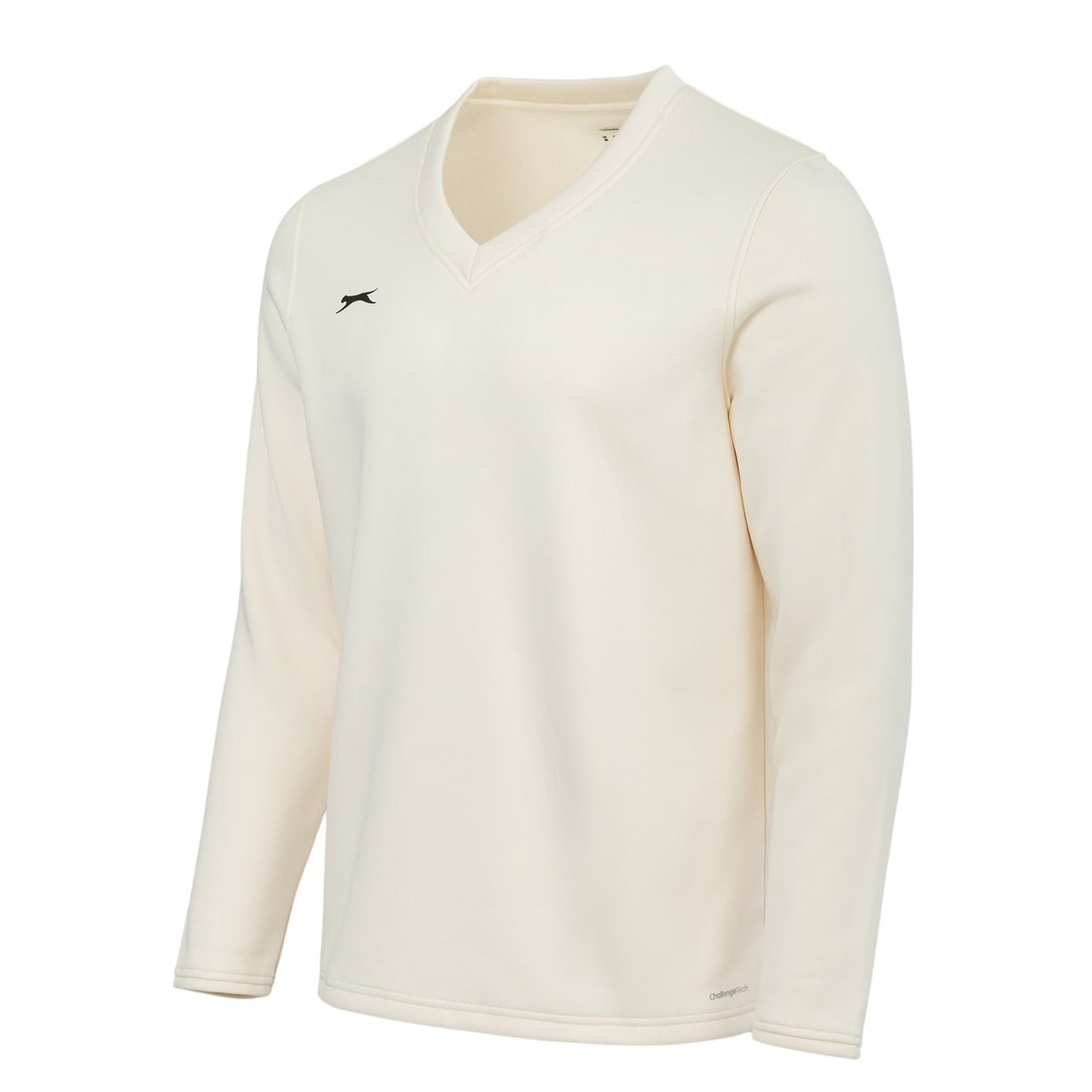 Cream - Side - Slazenger Childrens-Kids Logo Sweatshirt