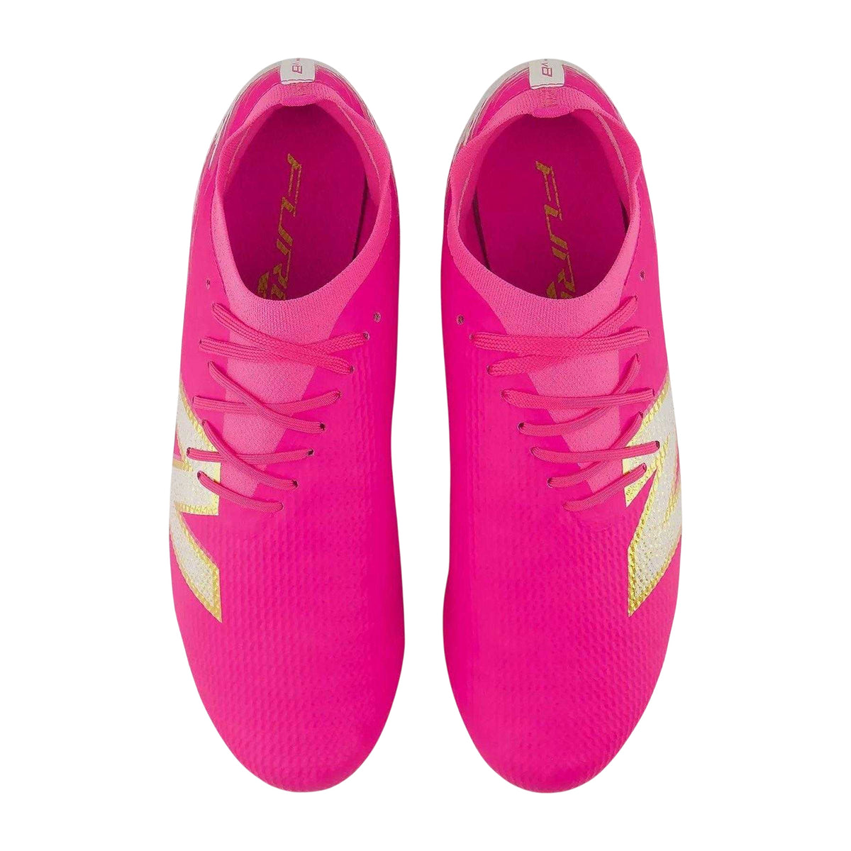 Pink-White - Lifestyle - New Balance Mens Furon Team FG V8 Firm Ground Football Boots