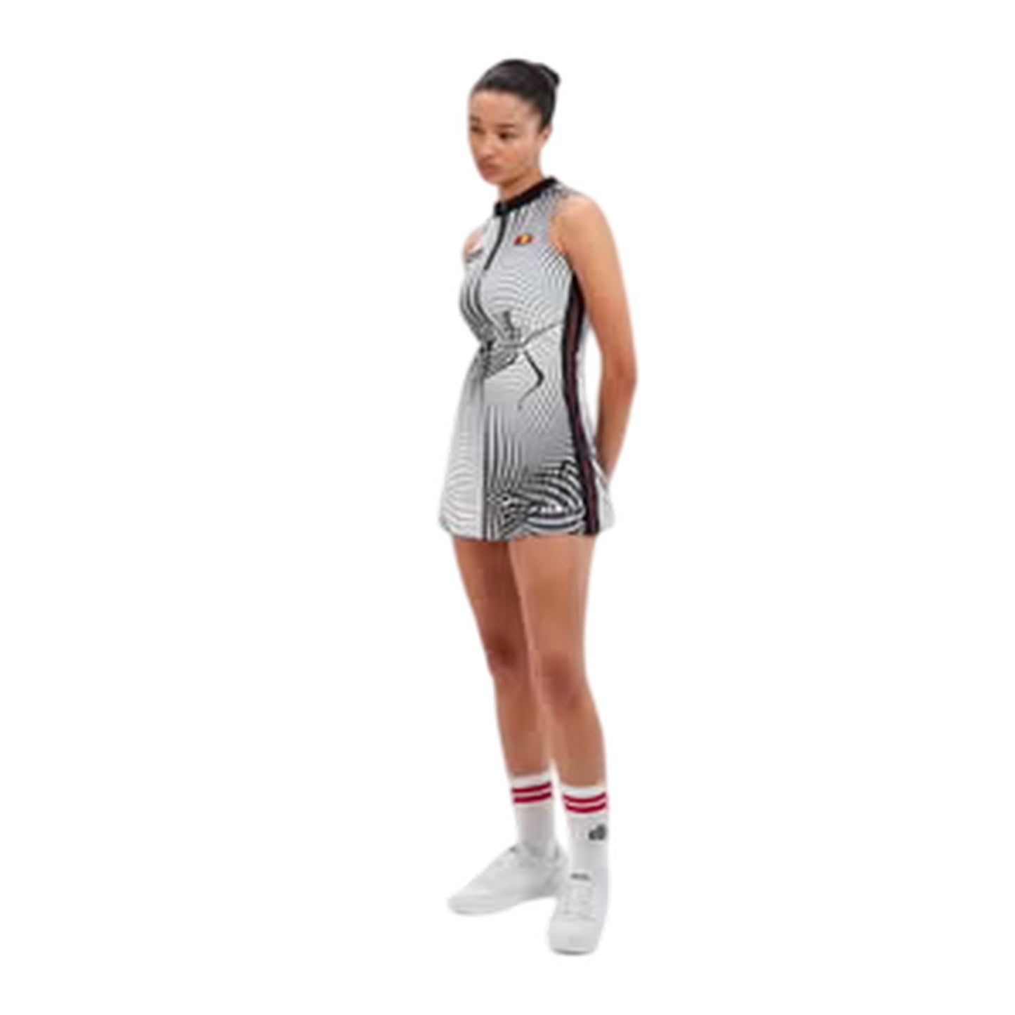White - Lifestyle - Ellesse Womens-Ladies Cally Athletic Dress