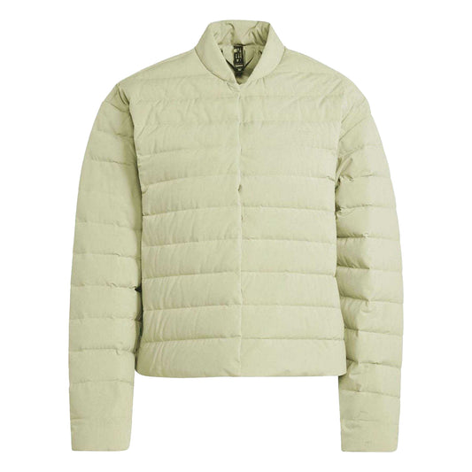 Green - Front - Adidas Womens-Ladies Lightweight Down Jacket