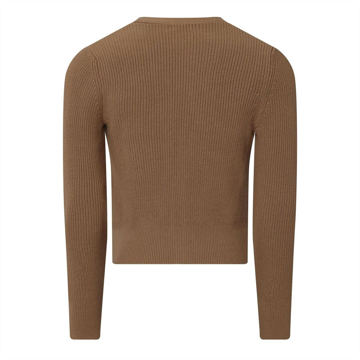 Beige - Back - Replay Womens-Ladies Cotton Blend Cardigan
