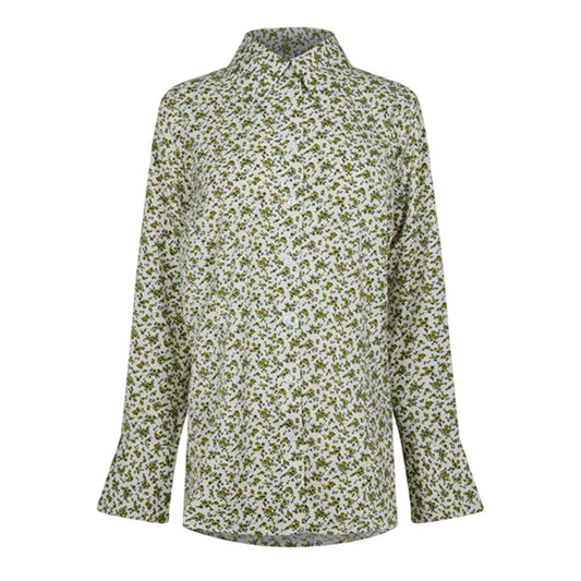 Moss Green - Front - Levis Womens-Ladies Maeve Elodie Floral Blouse