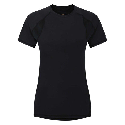 Black - Front - Umbro Womens-Ladies Slim Raglan T-Shirt