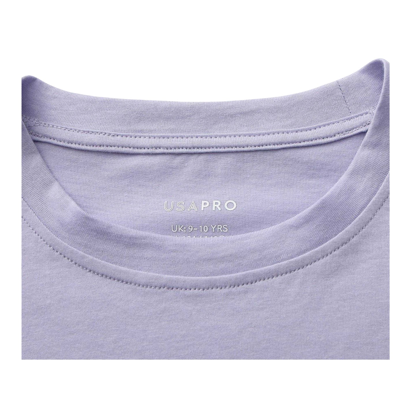 Lilac - Lifestyle - USA Pro Childrens-Kids Logo Boxy T-Shirt