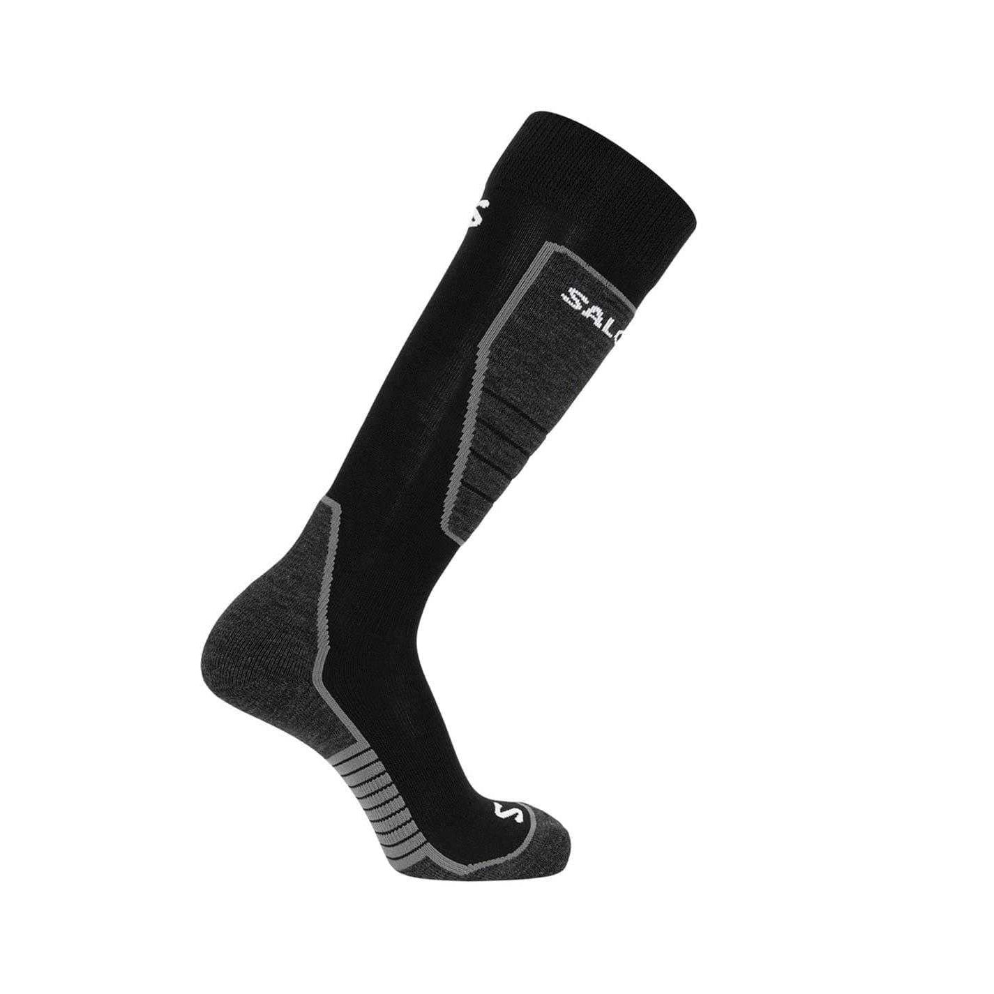 Black - Back - Salomon Mens Aces Ski Socks (Pack of 2)