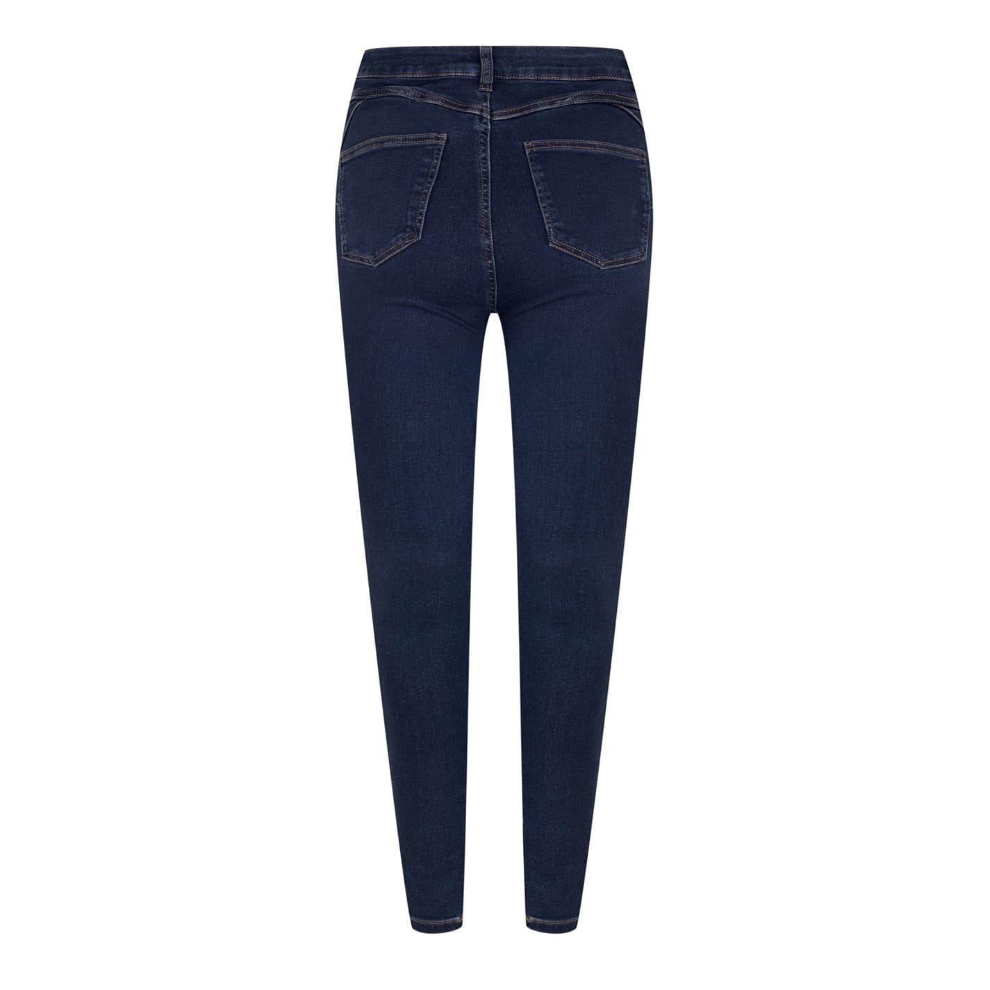 Indigo - Back - Firetrap Womens-Ladies Skinny Jeggings