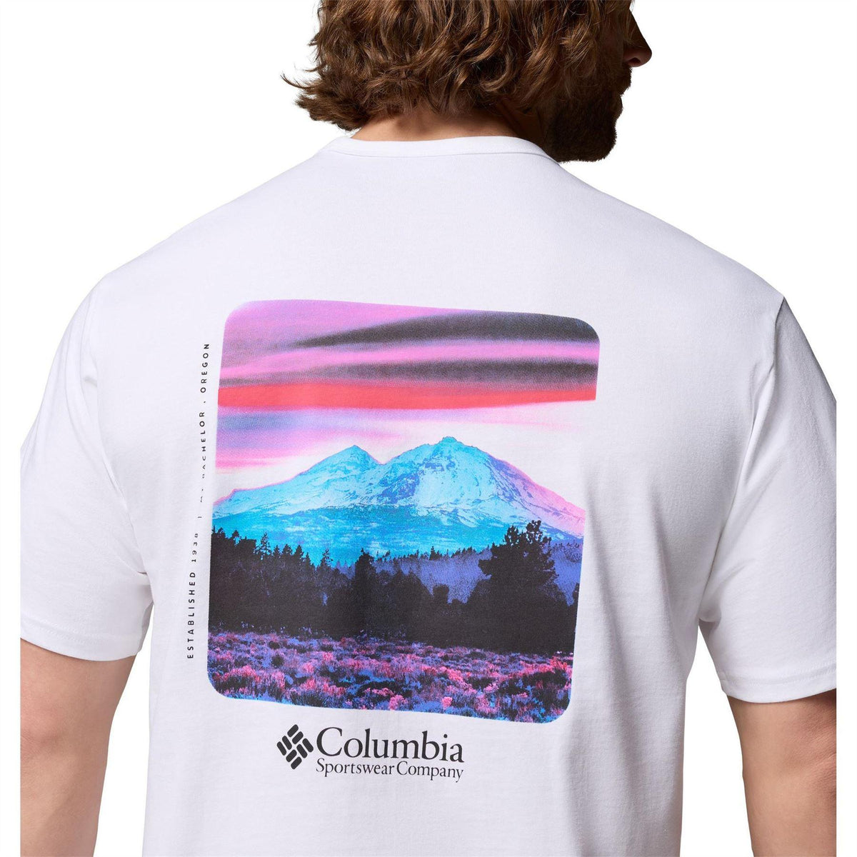 White - Lifestyle - Columbia Mens CSC Mountain Heavyweight T-Shirt
