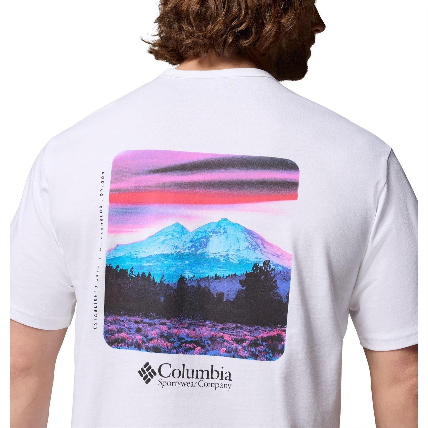 White - Lifestyle - Columbia Mens CSC Mountain Heavyweight T-Shirt