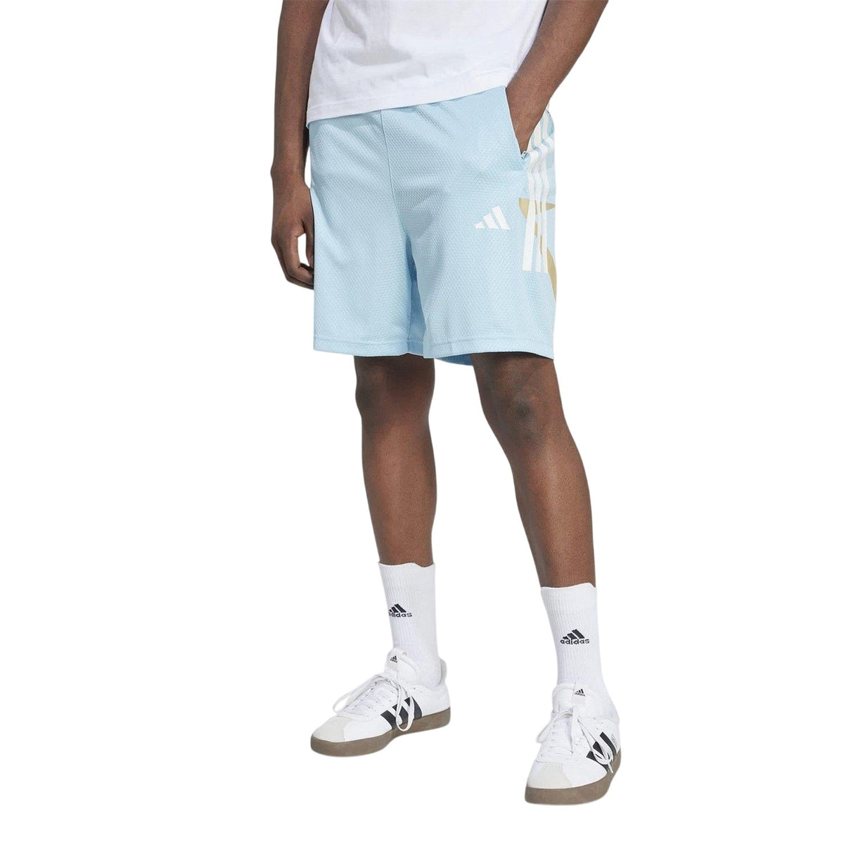 Light Blue-White - Lifestyle - Adidas Mens House Of Tiro Nations Training Shorts