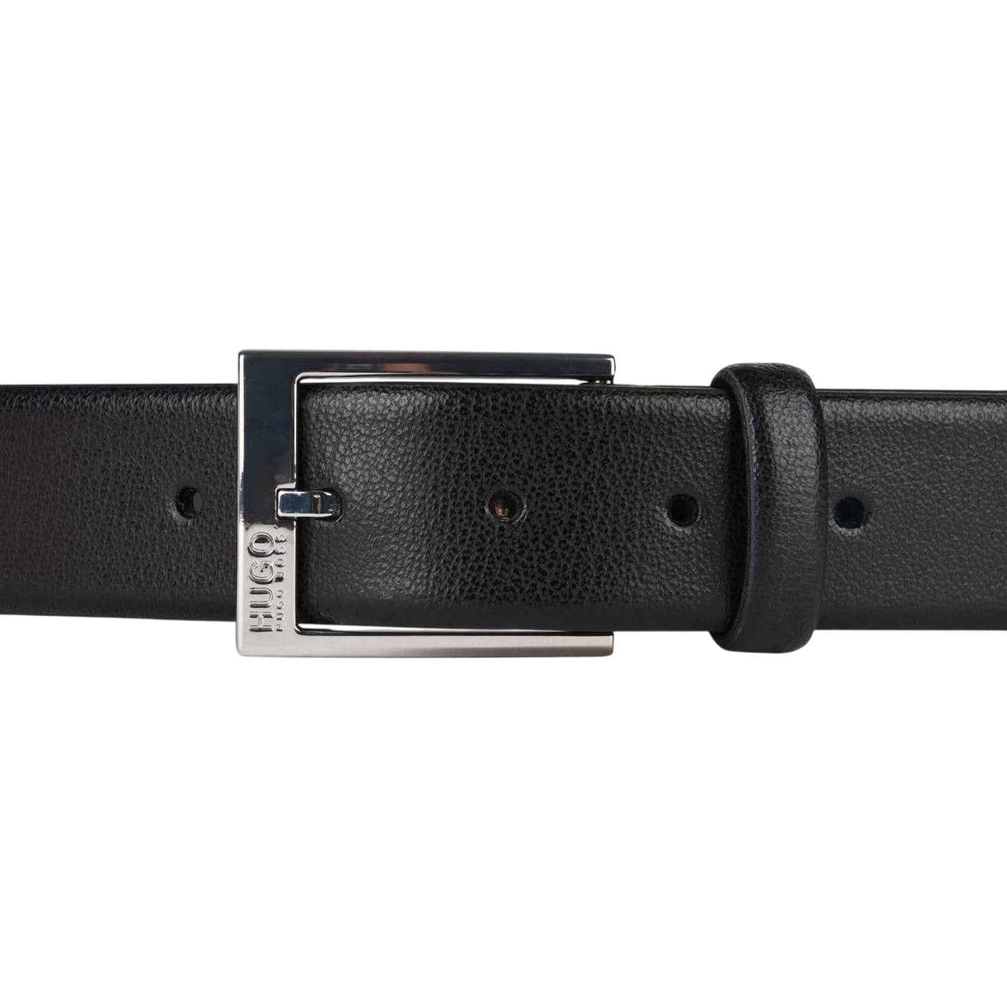 Black - Lifestyle - Hugo Mens Gellot Leather Belt