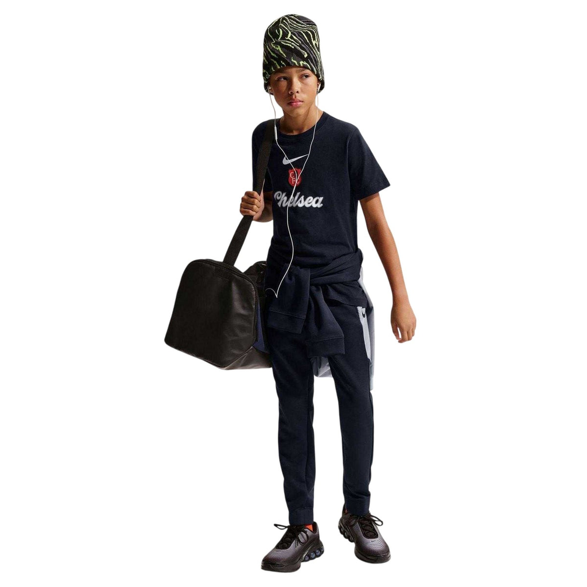 Navy-White - Lifestyle - Nike Childrens-Kids Chelsea FC T-Shirt