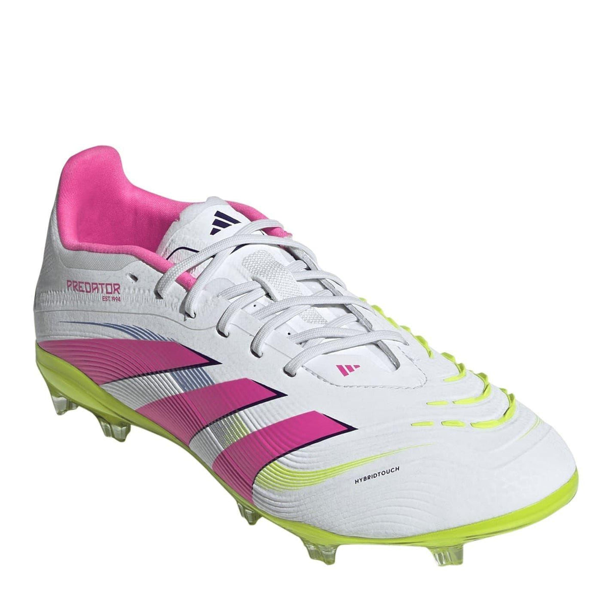 White - Pack Shot - Adidas Childrens-Kids Predator Pro Firm Ground Football Boots