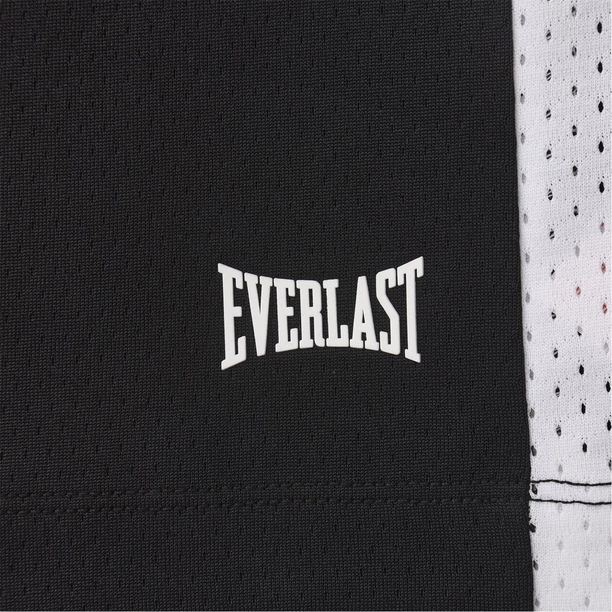 Black-White - Lifestyle - Everlast Mens BB500 Basketball Shorts