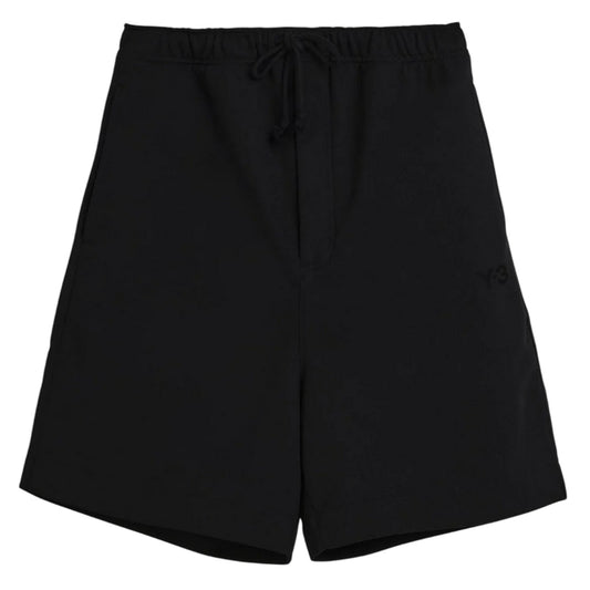 Black - Front - Y-3 Mens French Terry Tailored Shorts