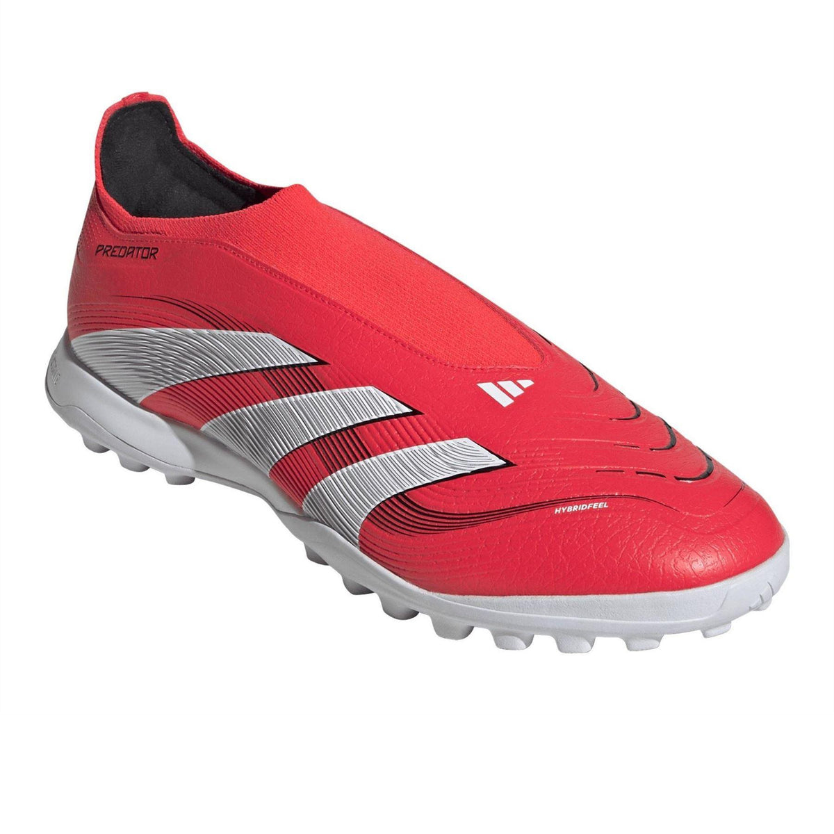 Lucid Red - Pack Shot - Adidas Mens Predator League Striped Football Boots