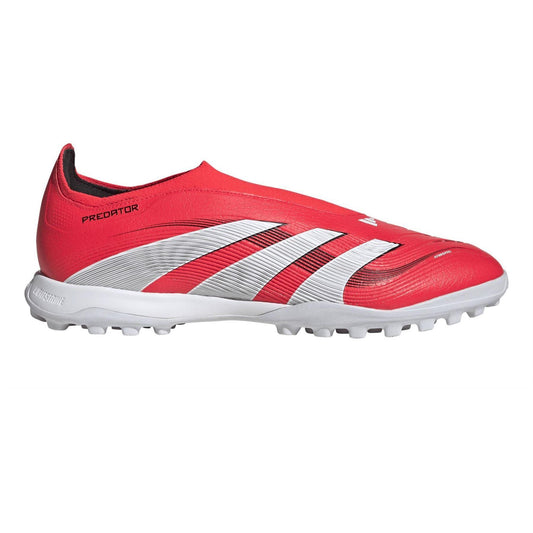 Lucid Red - Front - Adidas Mens Predator League Striped Football Boots