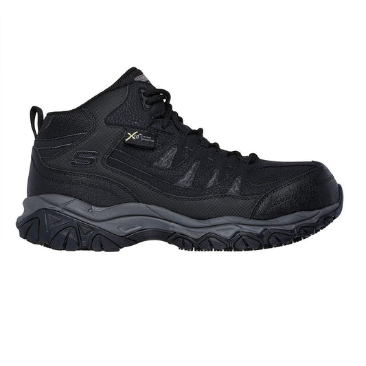 Black - Front - Skechers Mens Holdredge Waterproof Hiking Boots