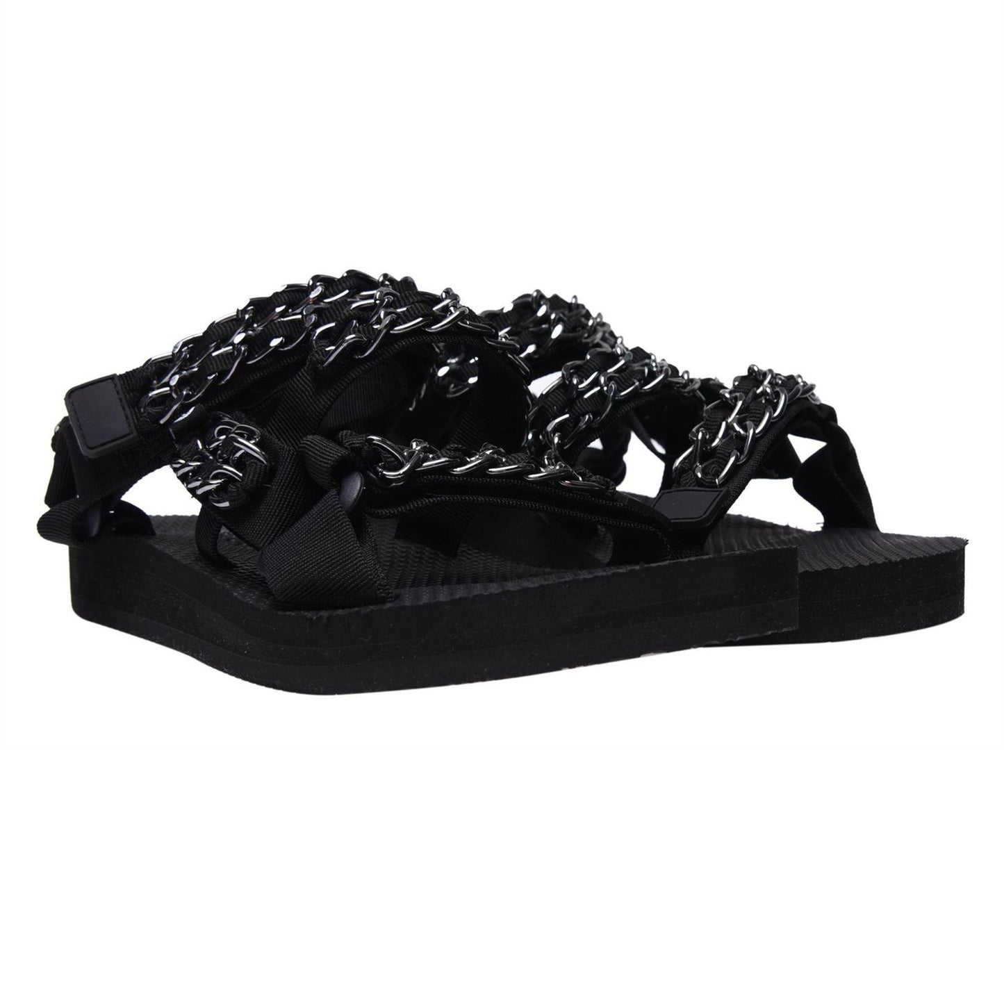 Black - Lifestyle - Melissa Womens-Ladies Toe Post Flatform Sandals