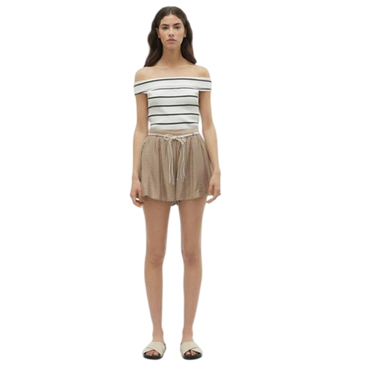 Birch - Pack Shot - Vero Moda Womens-Ladies Willow T-Shirt