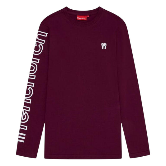 Burgundy - Front - Fenchurch Mens Walsh Regular T-Shirt