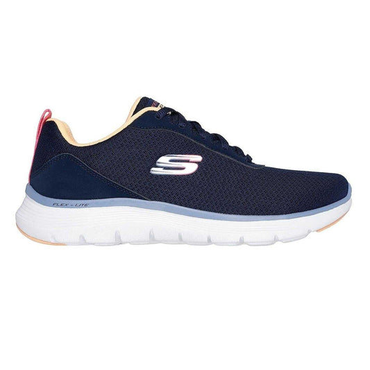 Navy-Pink - Front - Skechers Womens-Ladies Flex Appeal 5.0 New Thrive Trainers