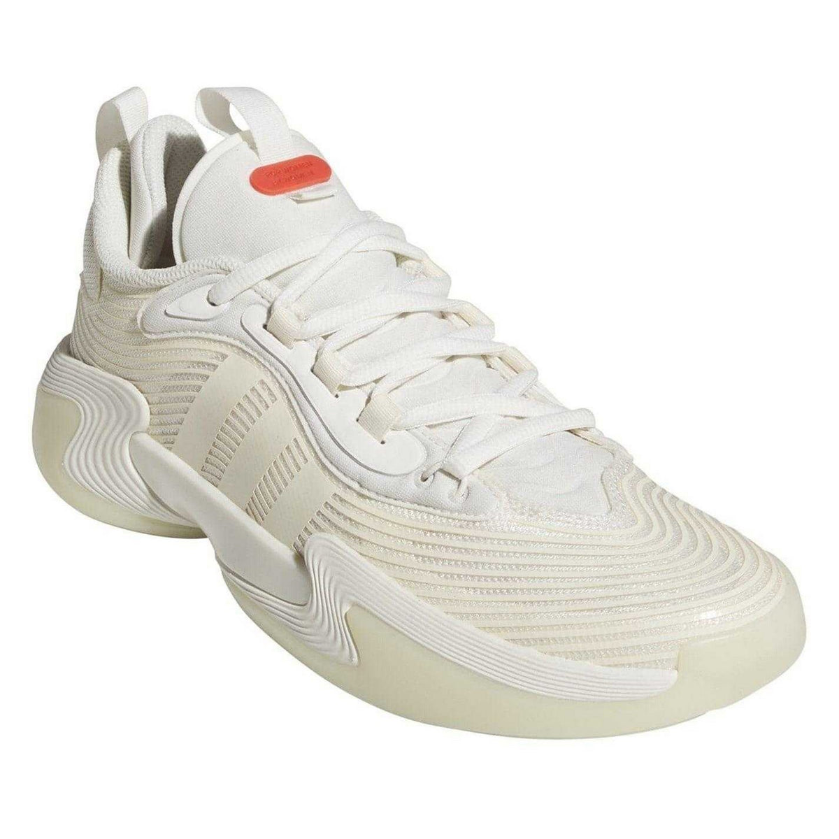 White-Red - Pack Shot - Adidas Unisex Adult Exhibit Select 2.0 Low Cut Trainers