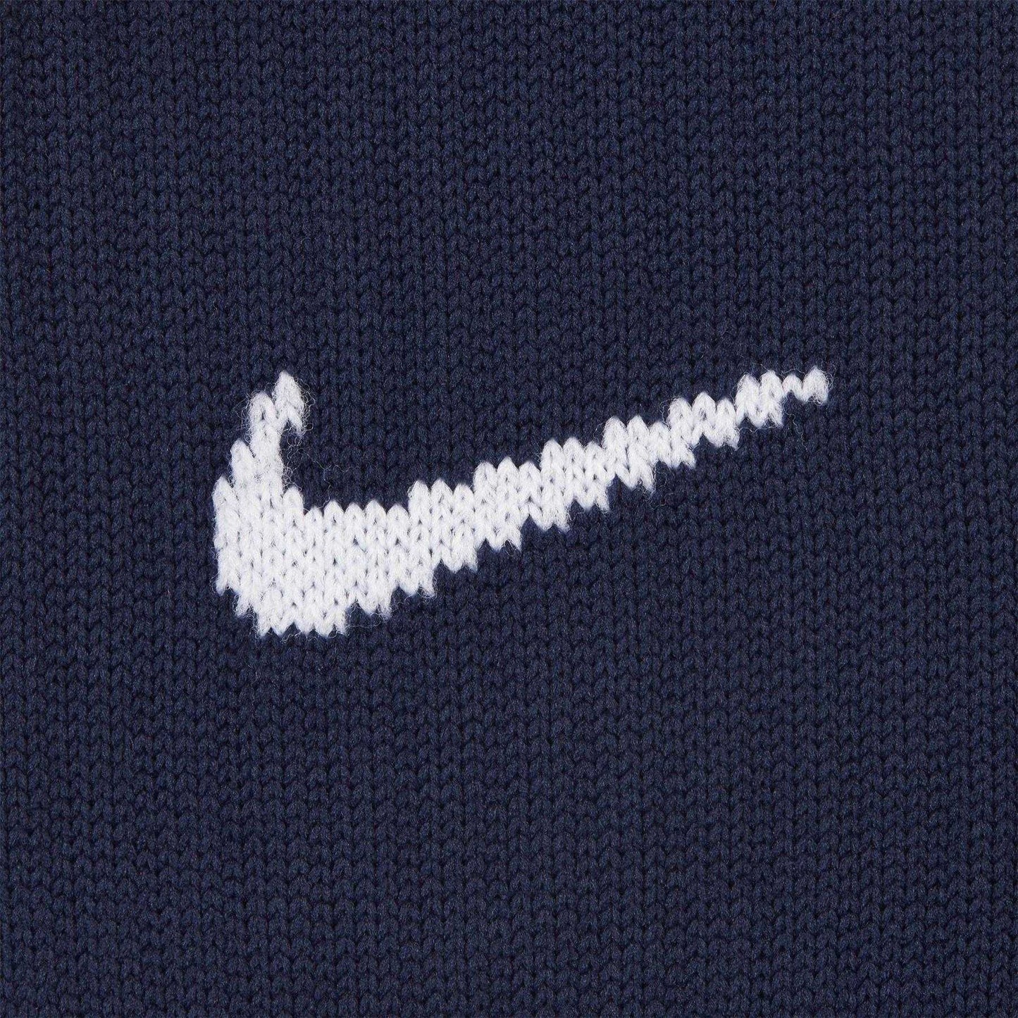 Navy - Side - Nike Childrens-Kids Academy Swoosh Football Socks