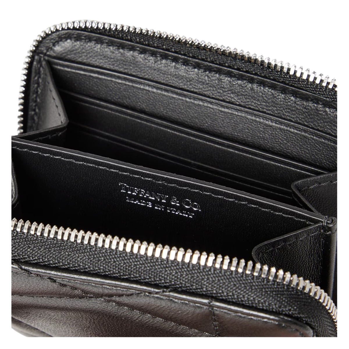 Black - Lifestyle - Tiffany & Co Womens-Ladies Keyring Leather Coin Purse