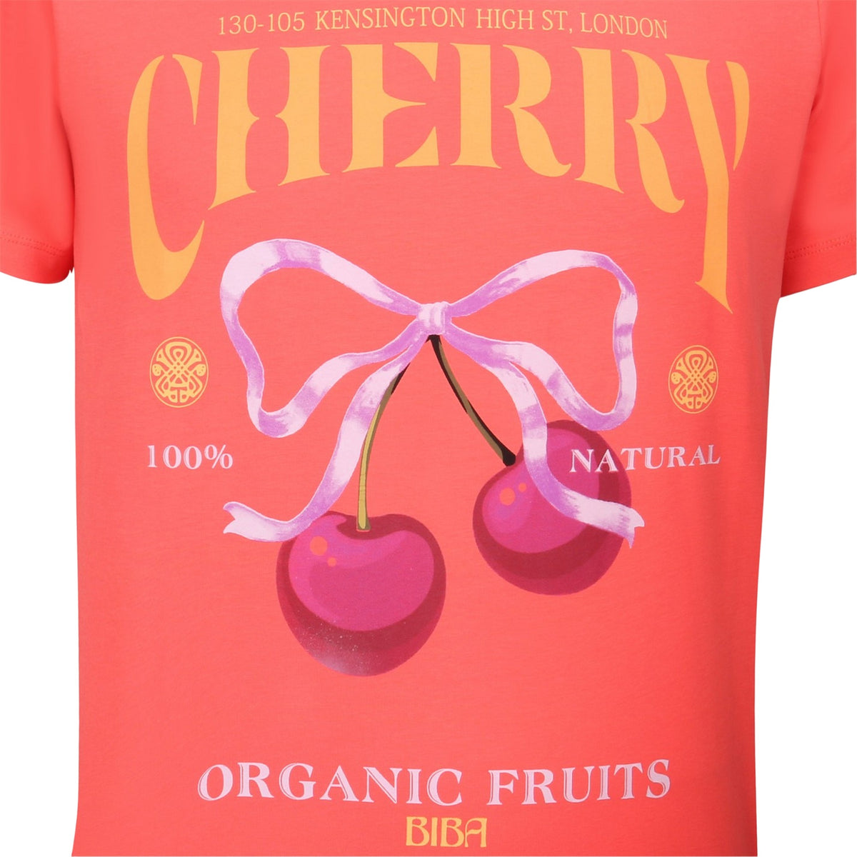 Cherry - Side - Biba Womens-Ladies Oversized T-Shirt