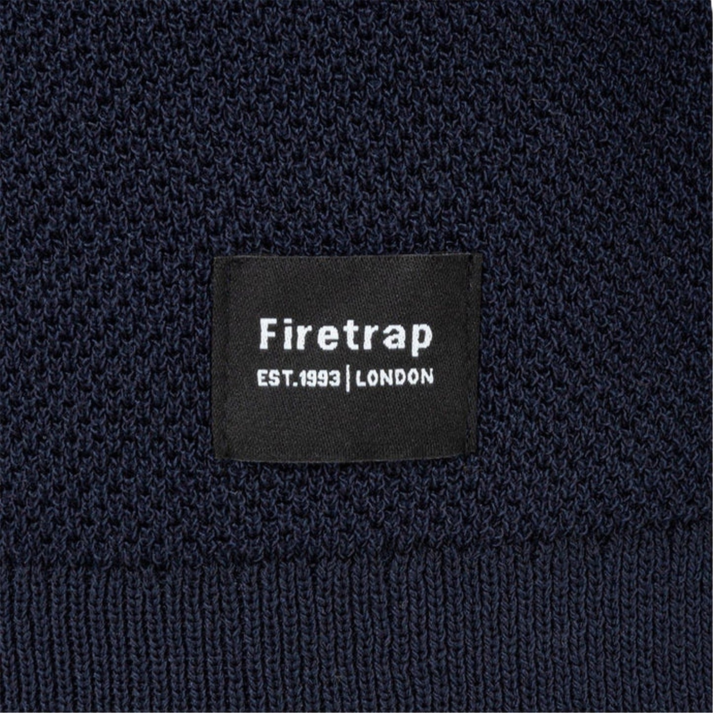 Blue - Lifestyle - Firetrap Mens Textured Collared Polo Shirt