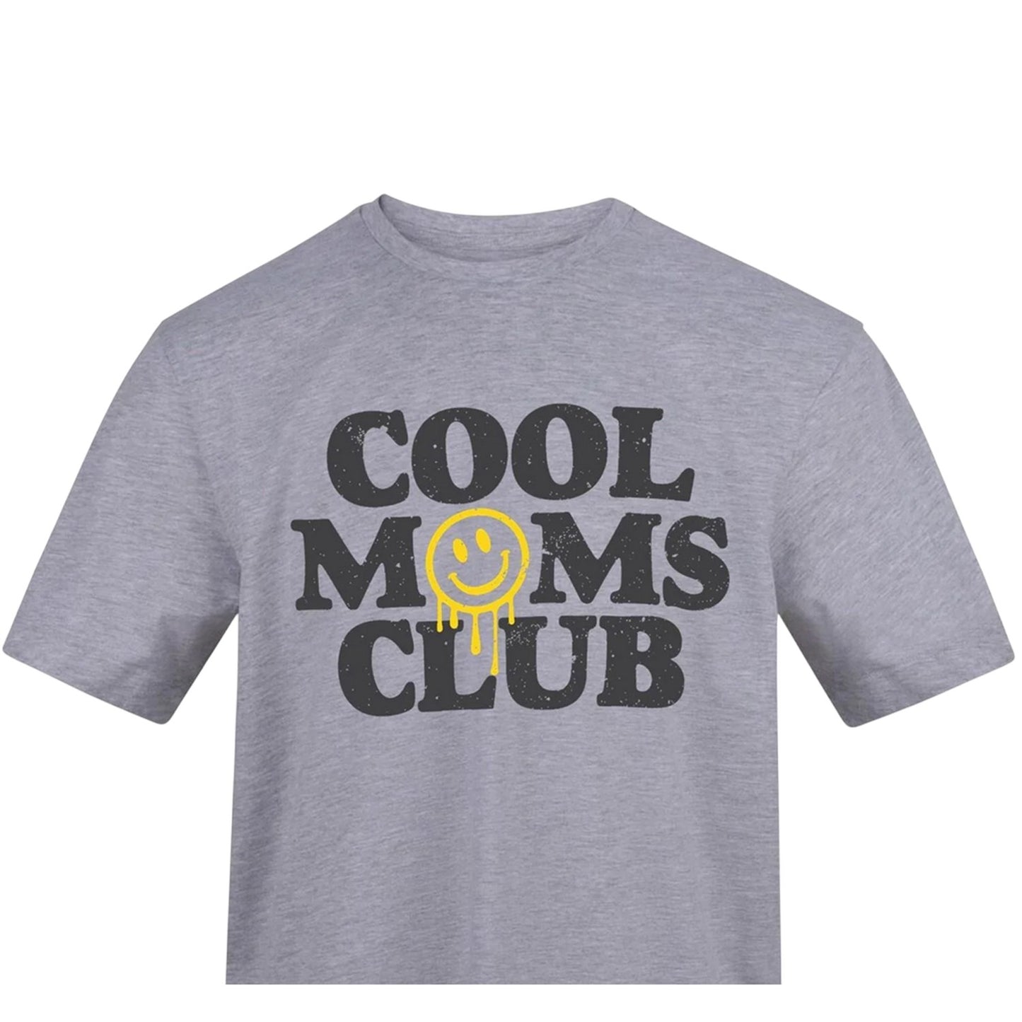 Grey - Side - AWD Womens-Ladies Cool Moms Club T-Shirt