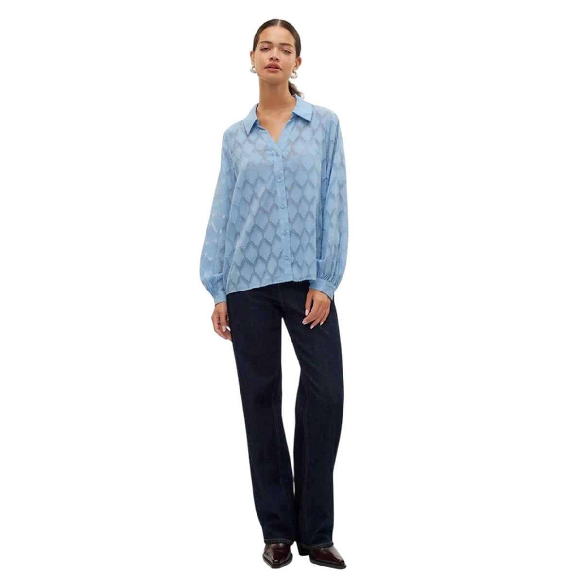 Allure - Pack Shot - Vero Moda Womens-Ladies Mayla Regular Long-Sleeved Blouse