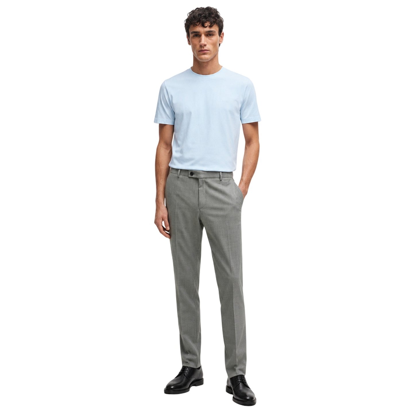 Blue - Lifestyle - Boss Mens Hbb Thompson Tonal Logo T-Shirt