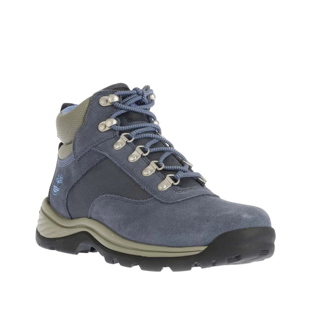 Dark Blue - Front - Timberland Mens White Ledge Mid Leather Waterproof Hiking Boots