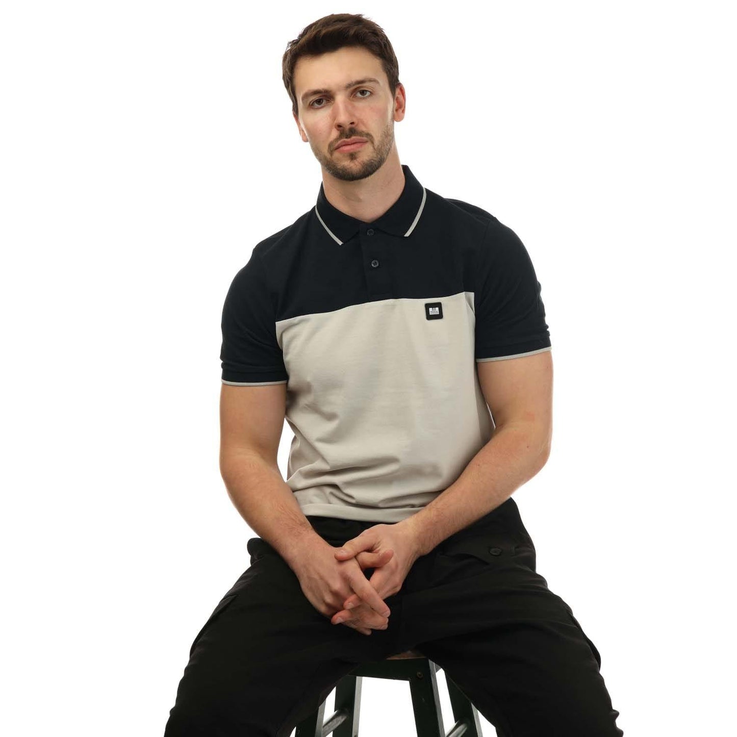 Natural - Lifestyle - Weekend Offender Mens Lario Block Polo Shirt