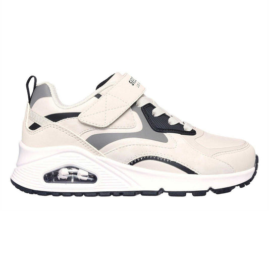 Natural - Front - Skechers Childrens-Kids Uno Gen1 - Color Surge Trainers