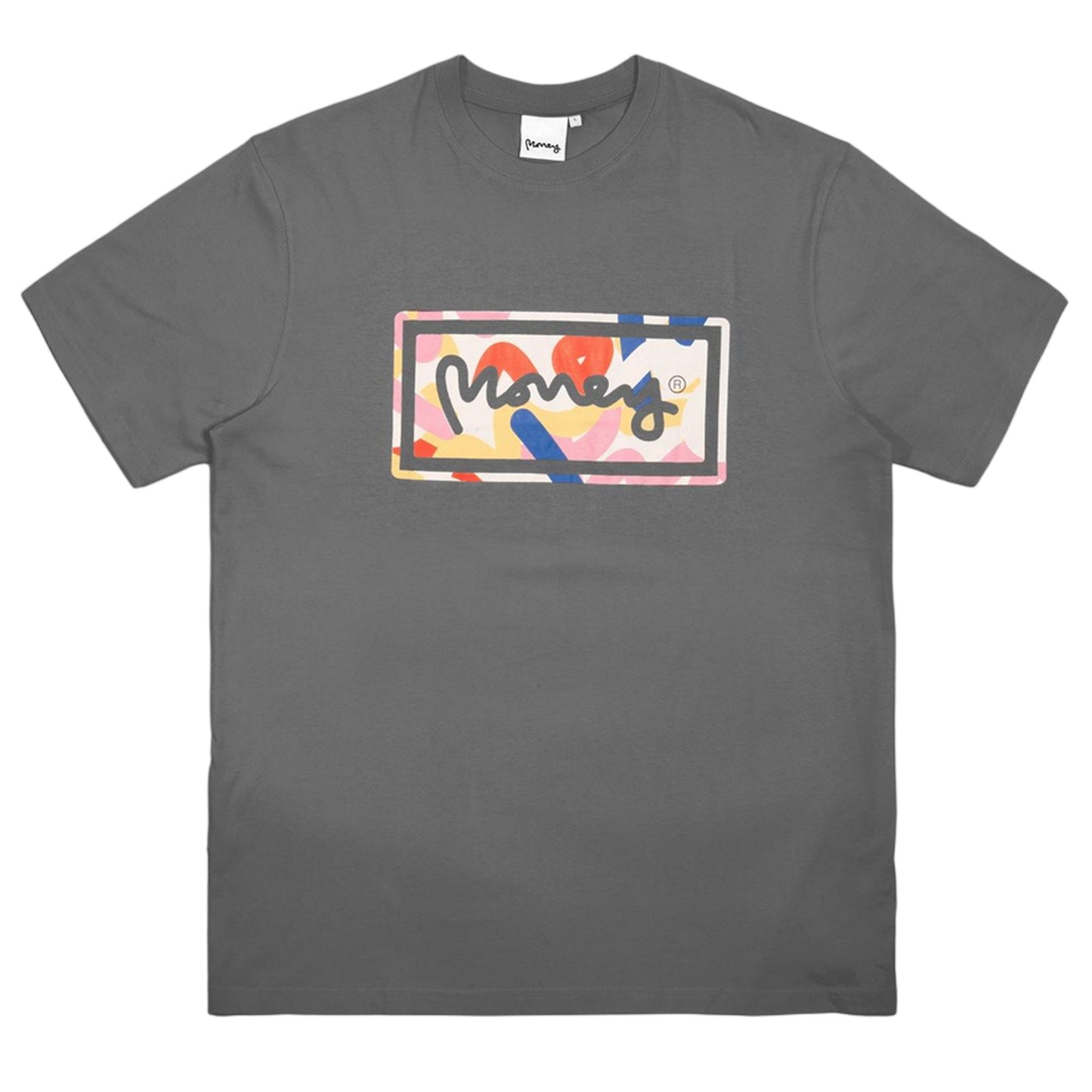 Black-White-Grey - Close up - Money Mens Sig Camo T-Shirt (Pack of 5)
