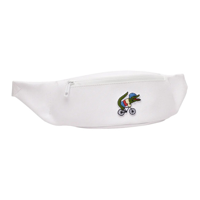 White - Side - Lacoste Stranger Things Waist Bag