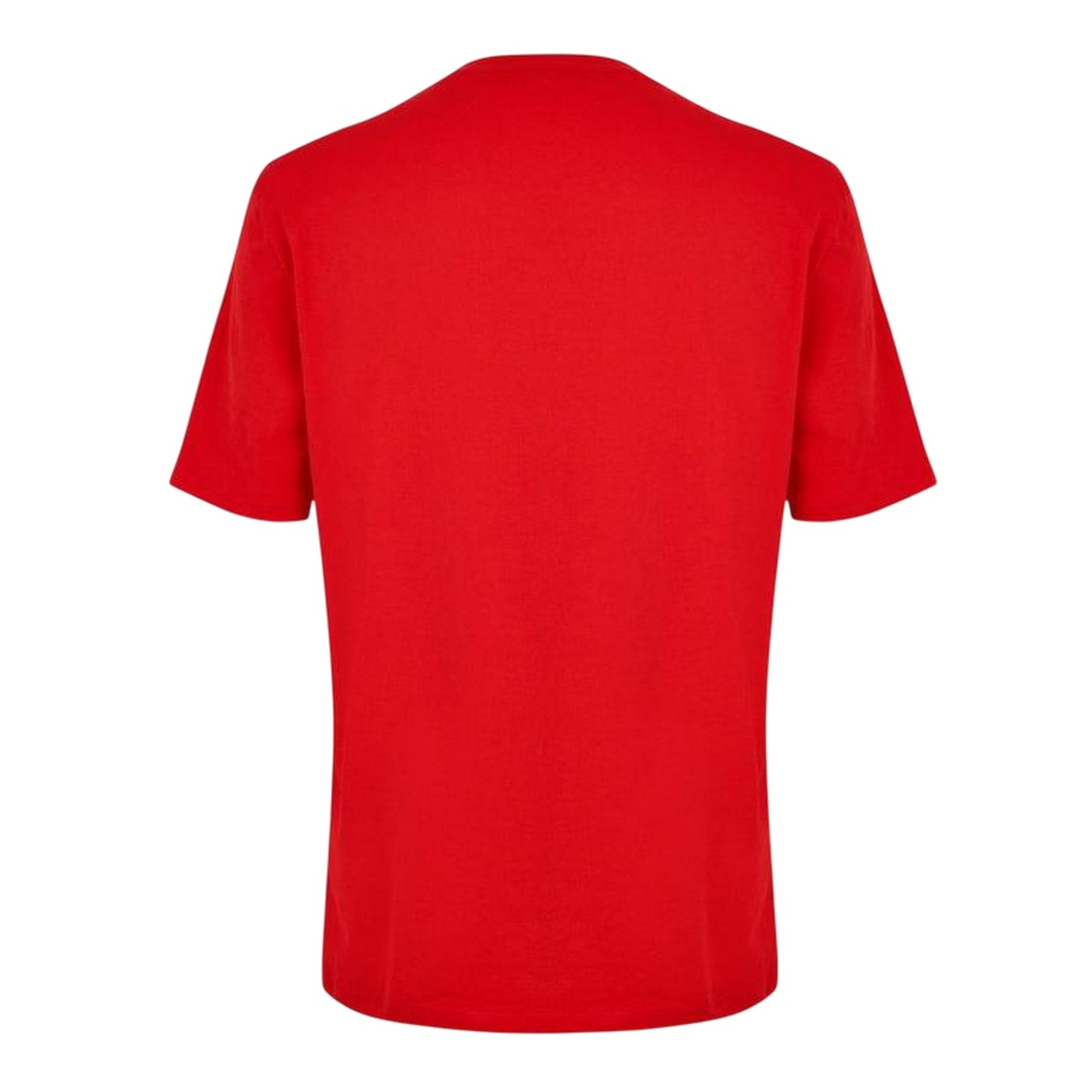 Bright Red - Back - Hugo Mens Small Logo Crew Neck T-Shirt