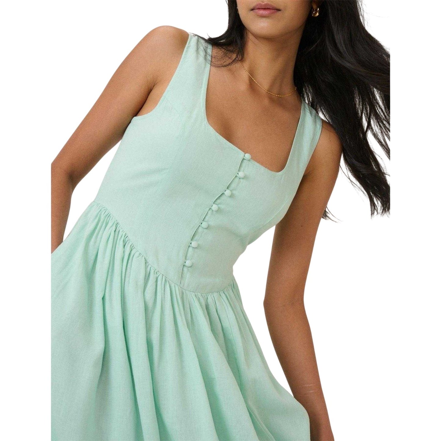 Green - Side - Nobody´s Child Womens-Ladies Cora Midi Dress