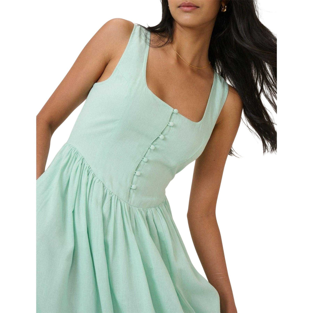 Green - Side - Nobody´s Child Womens-Ladies Cora Midi Dress