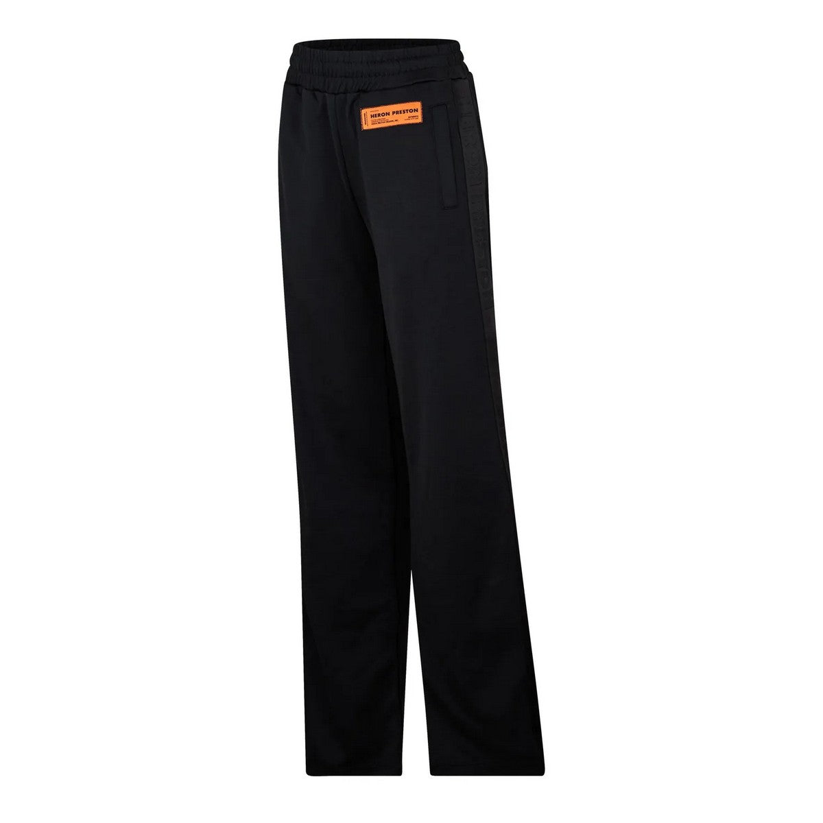 Black - Side - Heron Preston Womens-Ladies Logo Jogging Bottoms