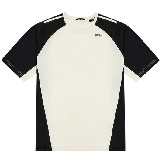 White - Front - No Fear Mens Contrast Shoulders T-Shirt