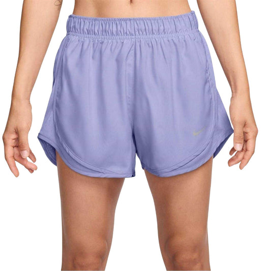Lilac - Front - Nike Womens-Ladies Tempo Dri-FIT Mid Rise Running Shorts